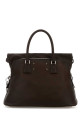 Dark brown leather medium 5AC Loved to Death  handbag MAISON MARGIELA (SB1WG0074P8565)