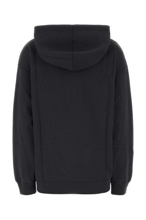 Graphite cotton oversize sweatshirt GANNI (T4270)