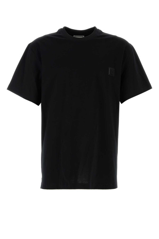 Black cotton t-shirt WOOYOUNGMI (W243TS08)