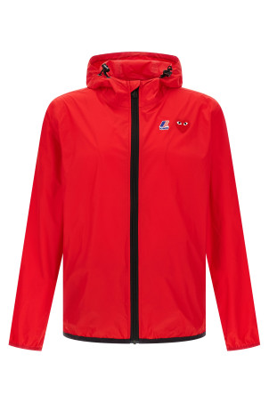 Comme Des Garçons Play x K-Way Jacket Red