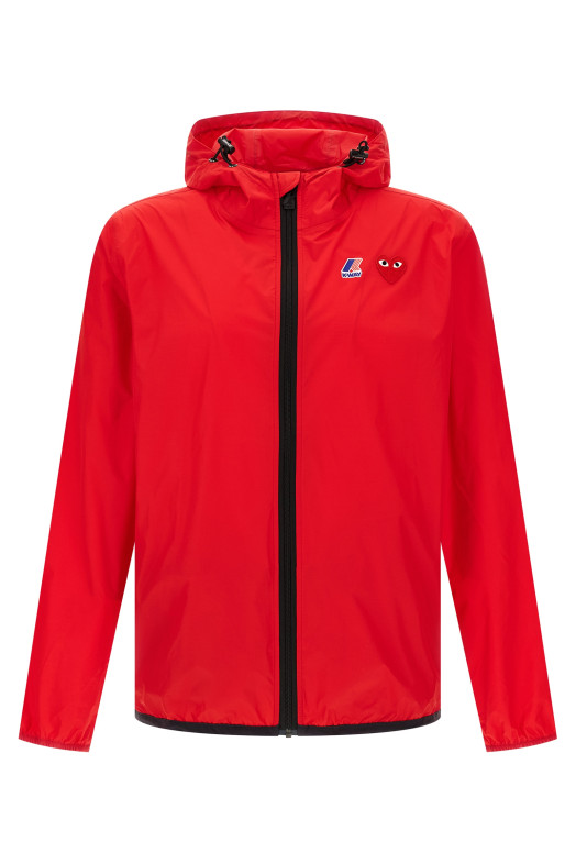 Comme Des Garçons Play x K-Way Jacket Red