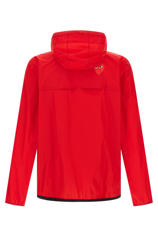Comme Des Garçons Play x K-Way Jacket Red