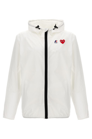 Comme Des Garçons Play x K-Way Jacket White