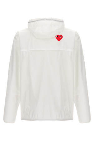 Comme Des Garçons Play x K-Way Jacket White