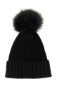 Шапка с помпоном, черная MONCLER L10933B00020M1131999