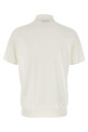Stretch cotton polo shirt White