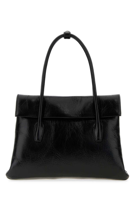 Black leather Solitaire handbag Black MIU MIU (5BA302VOWOUS0)