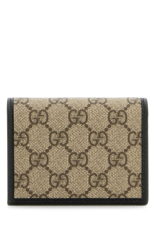 GG Supreme fabric and leather Horsebit 1955 wallet GUCCI (621887FAD6L)