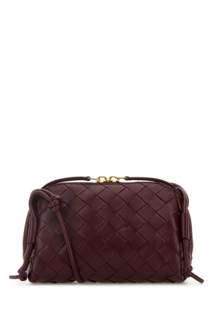 Бургундська шкіряна сумка через плече Concert BOTTEGA VENETA (794258VCPP1)