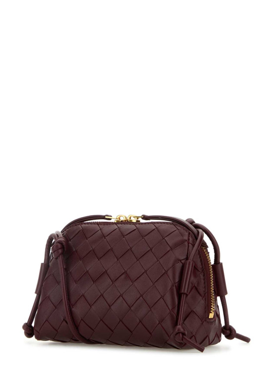 Burgundy leather Concert crossbody bag BOTTEGA VENETA (794258VCPP1)