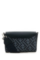 Black canvas and leather Compact crossbody bag FENDI (7M0363ASIC)