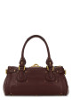 Chocolate leather Paddington shoulder bag CHLOE (CH25WS802P75)