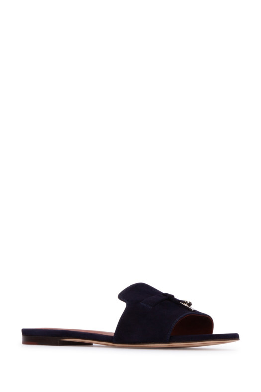 ЛЕТНИЕ ЧАРЫ ПЛОСКИЕ МУЛЫ ИЗ ЗАМШИ LORO PIANA (FAI5580)