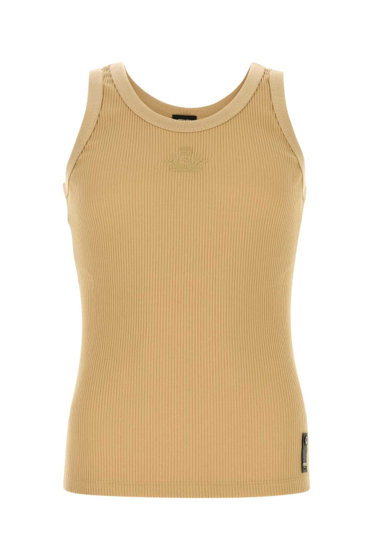 Camel stretch nylon tank top FENDI (FY1278AU9K)