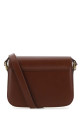 Brown leather small Grace crossbody bag Multicolor A.P.C. (PXBMWF61413)