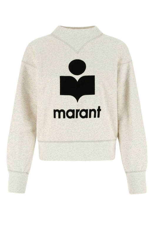 Melange sand cotton blend Moby sweatshirt ISABEL MARANT ETOILE (SW0003FAA1M07E)