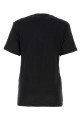 Черная льняная футболка ISABEL MARANT ETOILE (TS0001FBA1N10E)