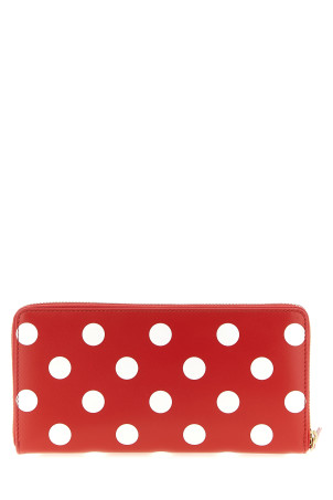'Pola dots printed’ wallet Red