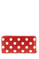 Гаманець з принтом «Пола дотс» Червоний COMME DES GARÇONS WALLET SA0110PDRED