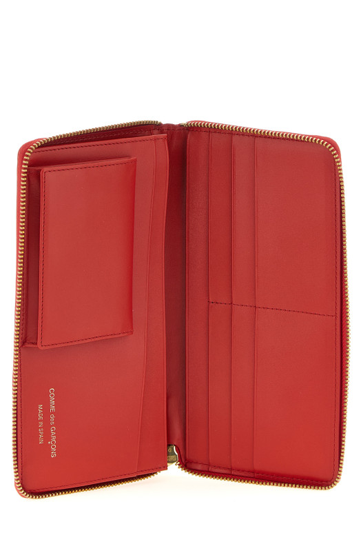 Гаманець з принтом «Пола дотс» Червоний COMME DES GARÇONS WALLET SA0110PDRED