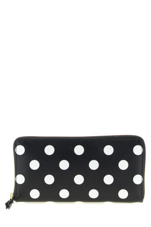 'Polka dots printed’ wallet Black