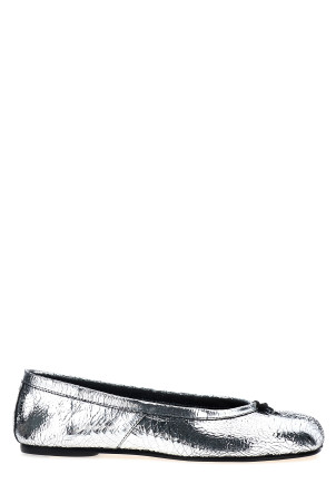 'Tabi Broken Mirror' ballet flats Silver