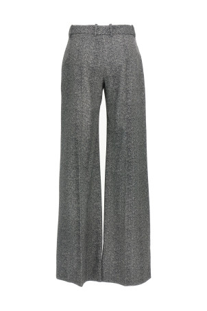 Herringbone trousers Gray