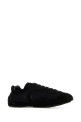 Black suede and mesh Montecarlo sneakers Black PRADA (1E247OFD0103D8C)