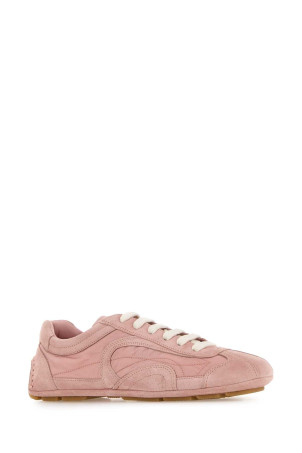 Pink suede and Re-Nylon Montecarlo Re-Edition 2005 sneakers PRADA (1E247OFD010D7C)