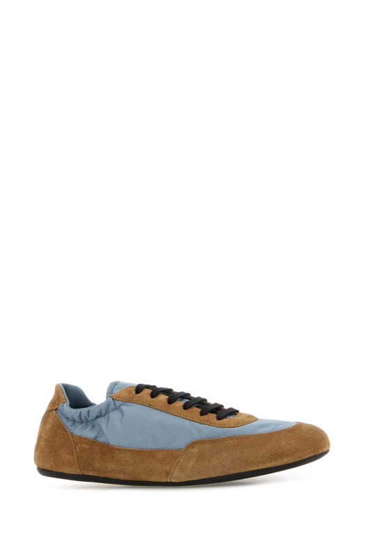 Two-tone Re-Nylon and suede Collapse sneakers PRADA (1E959NF005LZ4)