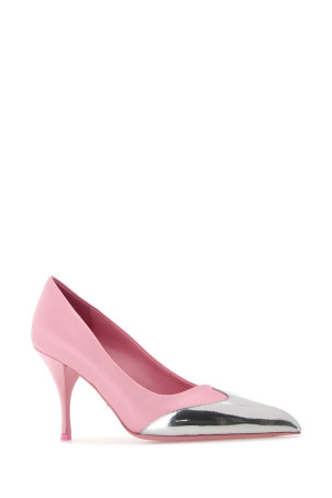 Розовые атласные туфли PRADA (1I968NFA085049)