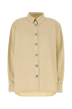 Кремовий джинсовий оверсайз-светр Бежевий MAGDA BUTRYM (204426)