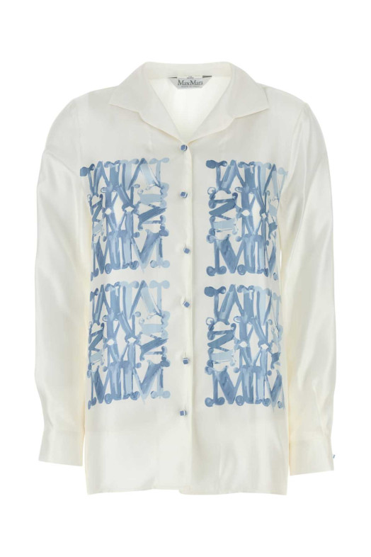 White silk Nail shirt MAX MARA (2521116061600)