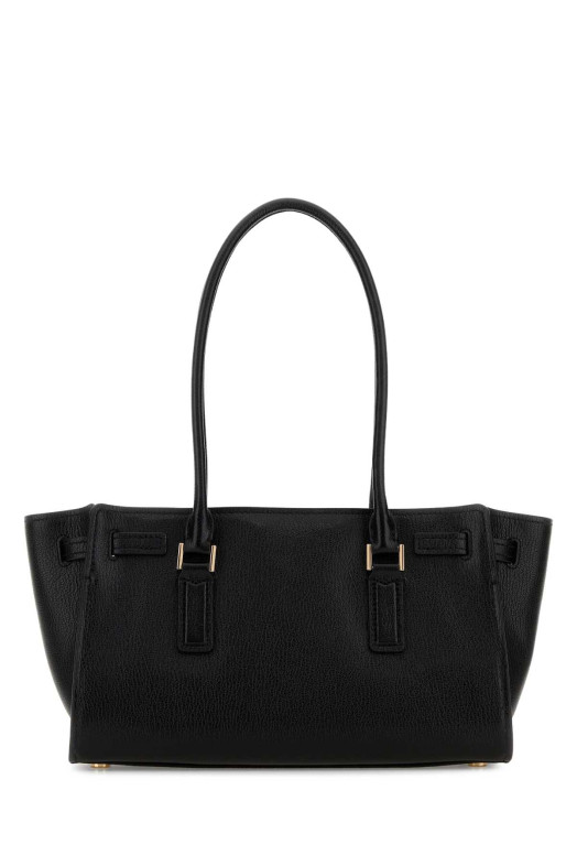 Черная кожаная сумка для покупок Hamilton Черная MICHAEL BY MICHAEL KORS (30F5GNXT0L)