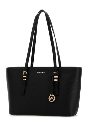 Black leather Quinn shopping bag Black MICHAEL BY MICHAEL KORS (30T5GQNT2L)