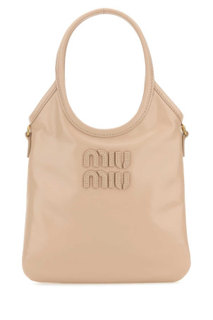 Кожаная сумка IVY розового цвета MIU MIU (5BA281VOLI2IEO)