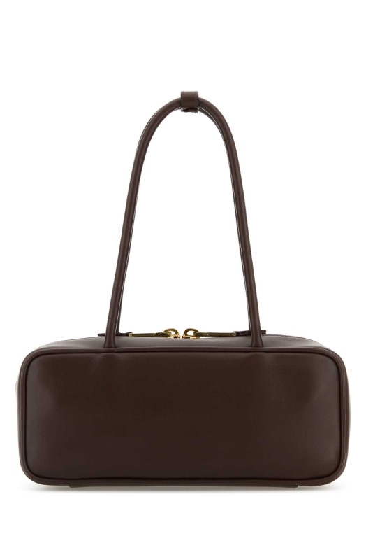 Chocolate leather shoulder bag MIU MIU (5BB173VOTM2CRW)