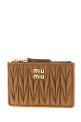 Карточный держатель из верблюжьей кожи MIU MIU (5MB06MAFPP)