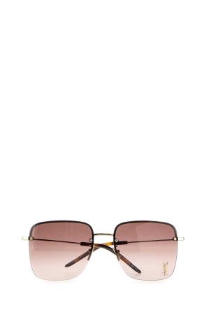 Silver metal SL 312 sunglasses SAINT LAURENT (652363Y9902)