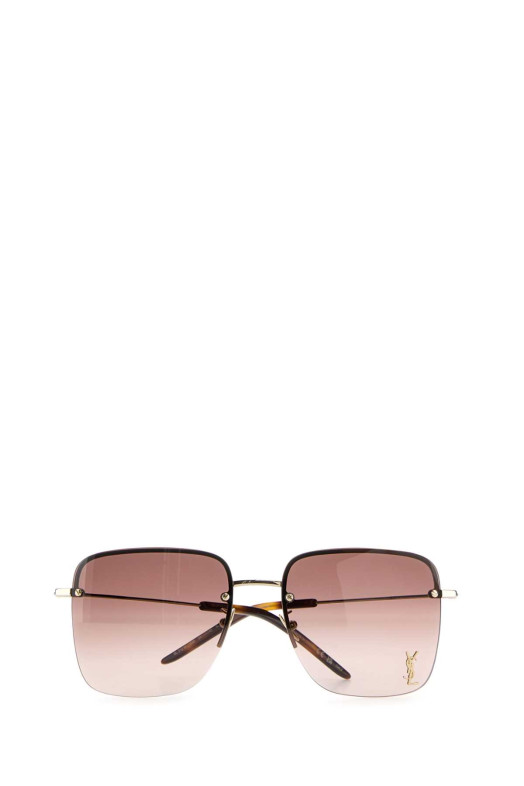 Silver metal SL 312 sunglasses SAINT LAURENT (652363Y9902)