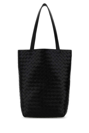 Black leather Classic shopping bag BOTTEGA VENETA (729227V2HL1)