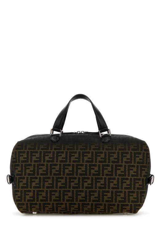 Вышитая ткань среднего размера Fendi Siesta FF Eclissi дорожная сумка FENDI (7VA638APD8)