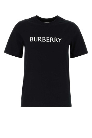 Черная хлопковая футболка Black BURBERRY (8118977)