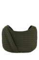 Army green leather small Veneto crossbody bag BOTTEGA VENETA (836918V5RI1)
