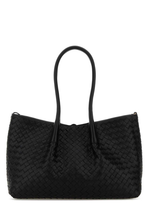 Black leather Pinacoteca reversible shopping bag BOTTEGA VENETA (854371V5AG1)