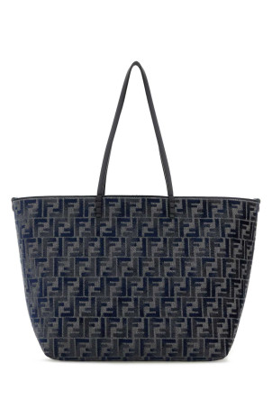 Вишита шеніл велика сумка для покупок FENDI (8BH425ASU1)