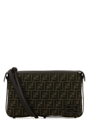 Вишита жакардова середня сумка через плече Simply Fendi FENDI (8BR829AFPM)