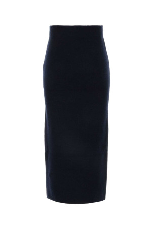 Midnight blue wool blend skirt Blue SELF PORTRAIT (AW24168MSKBL)