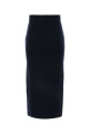 Midnight blue wool blend skirt Blue SELF PORTRAIT (AW24168MSKBL)