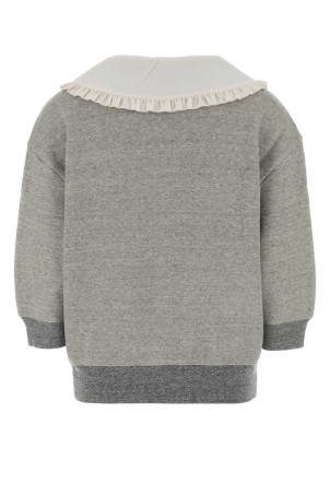 Сірий топ з бавовняної суміші White CHLOE (CH25WJH17194) CHLOÉ